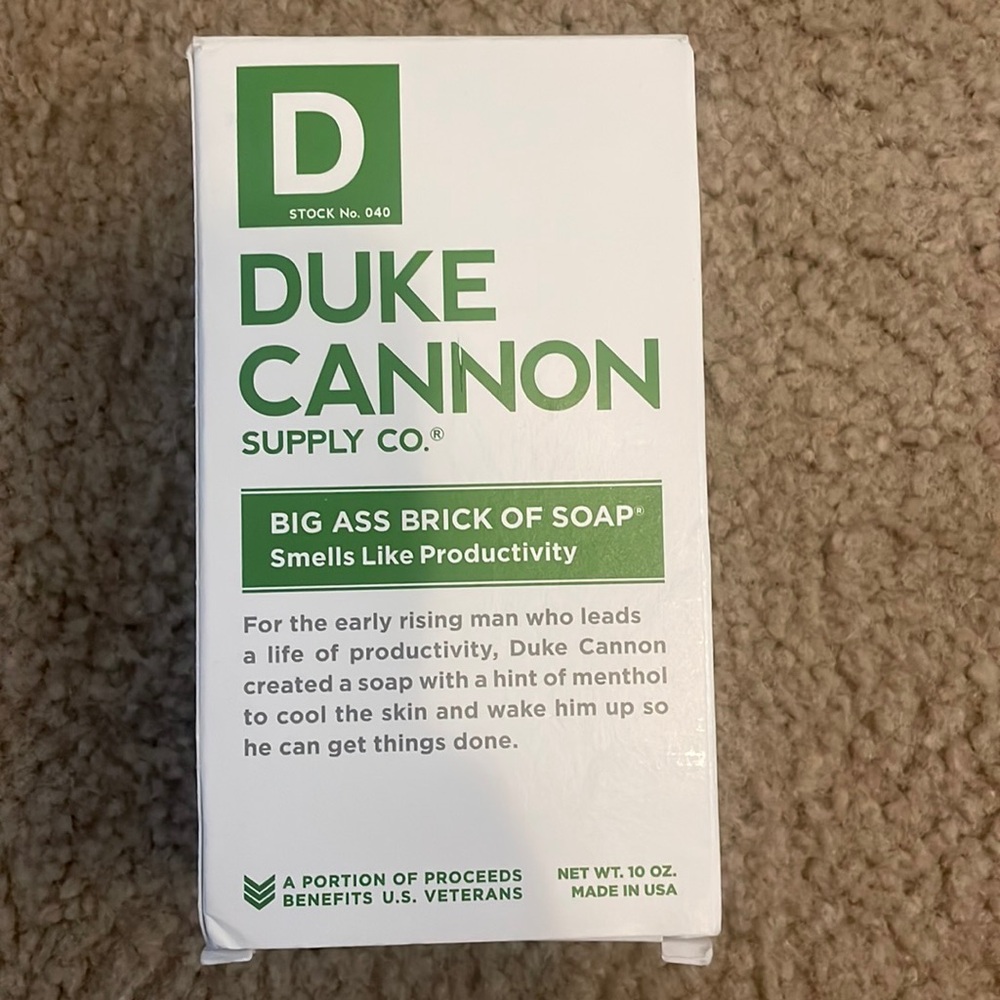 Duke cannon bar soap